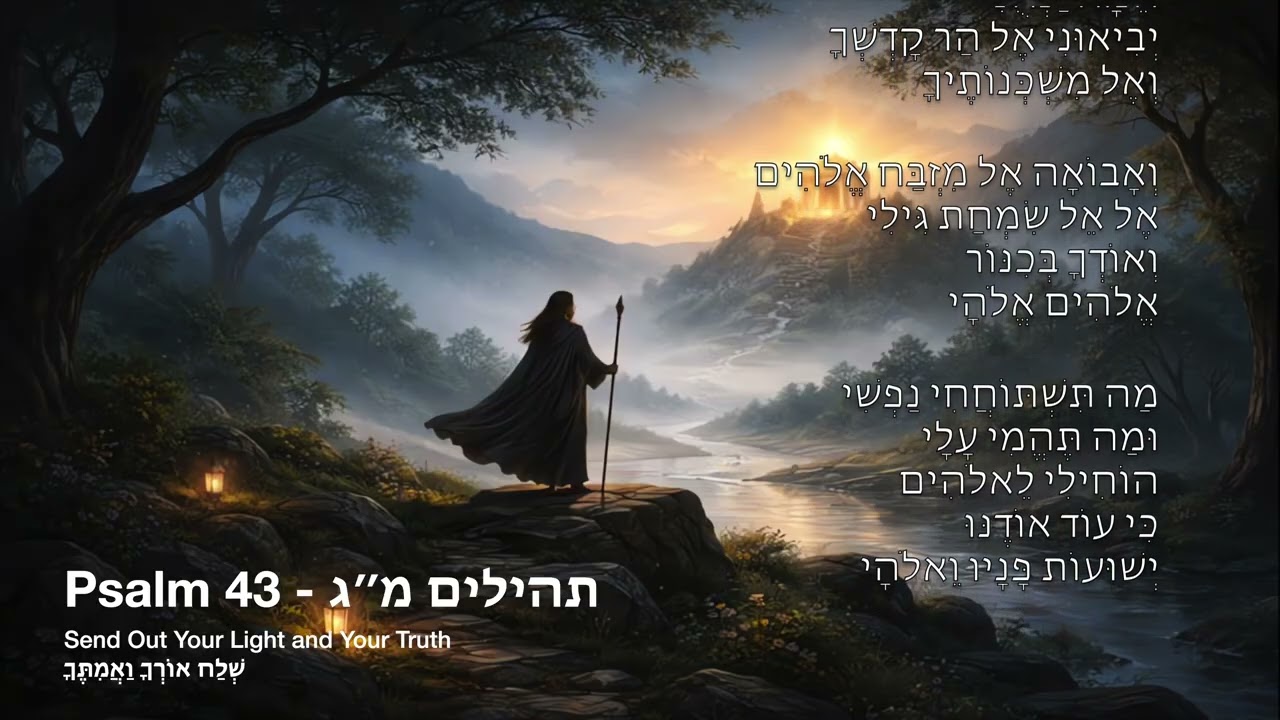 Psalm 43 - תהילים מ״ג — Hebrew Version | Psalms Music Project