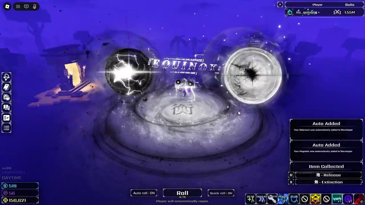 Roblox (SOLS RNG) Equinox FULL SHOWCASE!