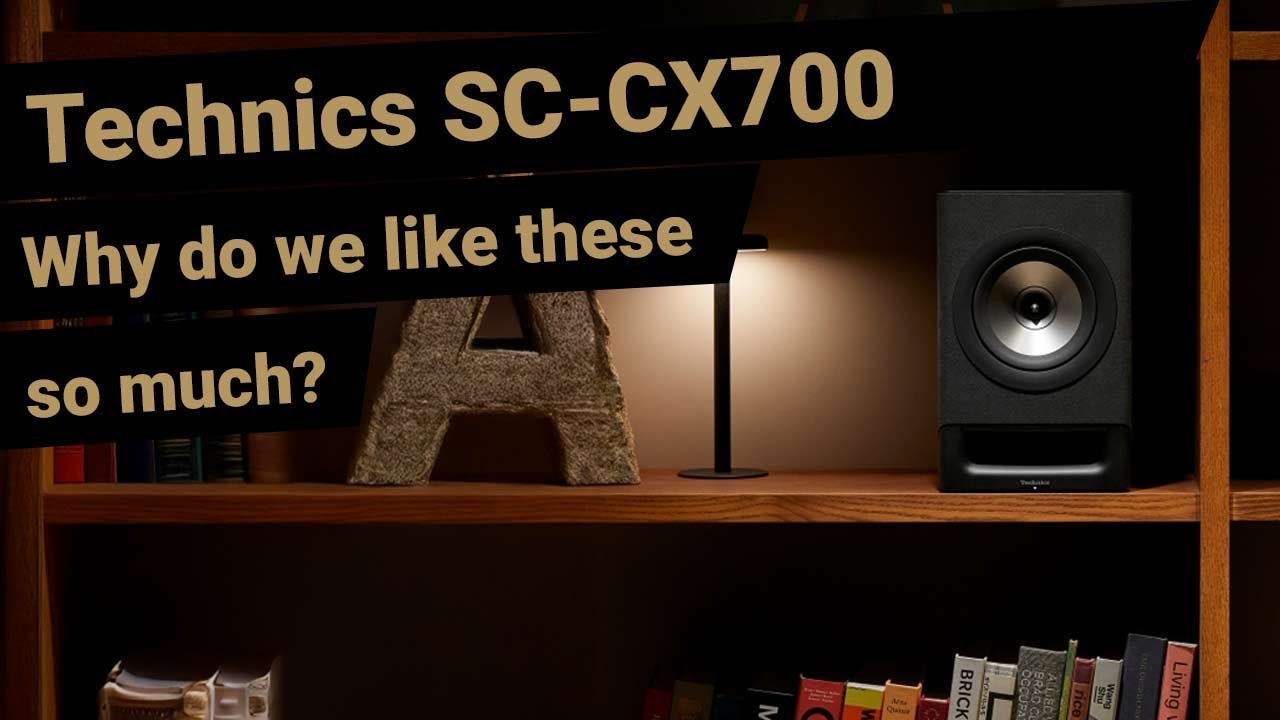 Technics SC-CX700 active speakers