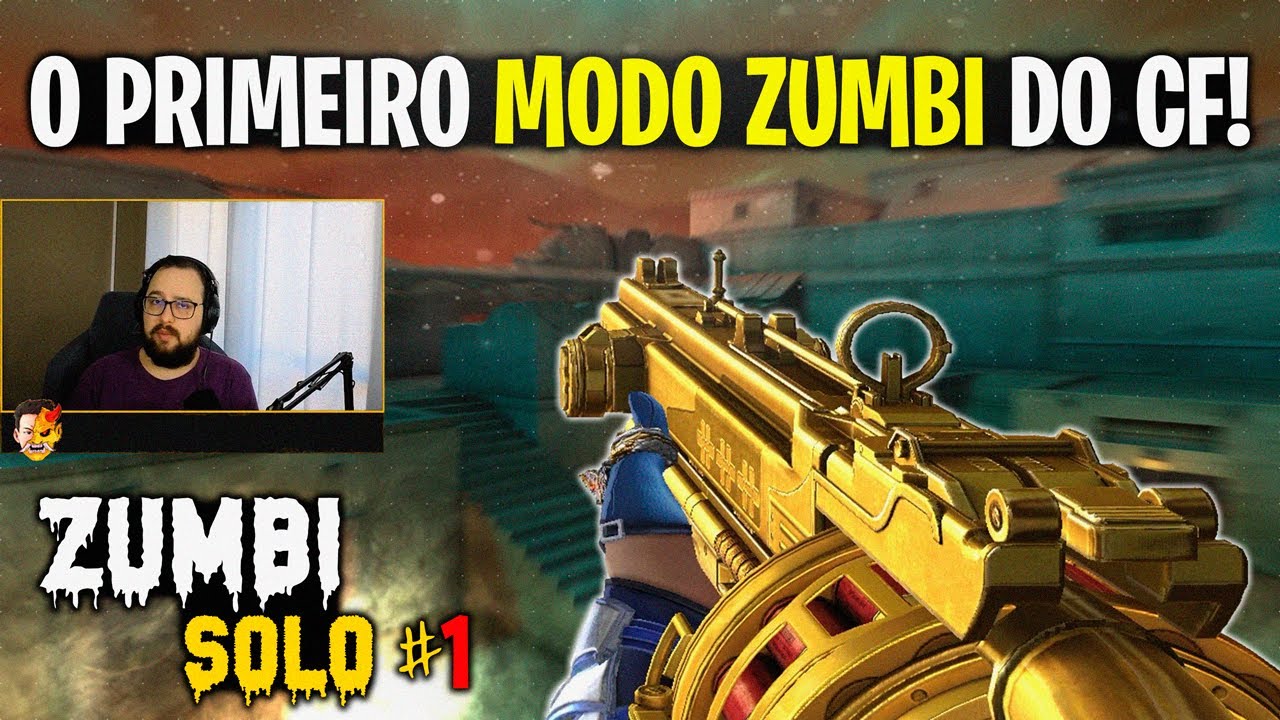 ZEREI O PRIMEIRO MODO ZUMBI DO CROSSFIRE SOLO! 😱