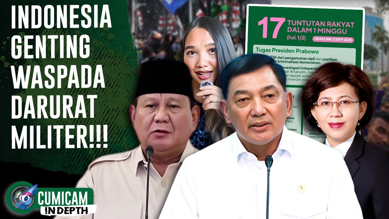 Indonesia Genting! 17 + 8 Poin Tuntutan Dari Amarah Rakyat Sikapi Pidato Presiden | INDEPTH