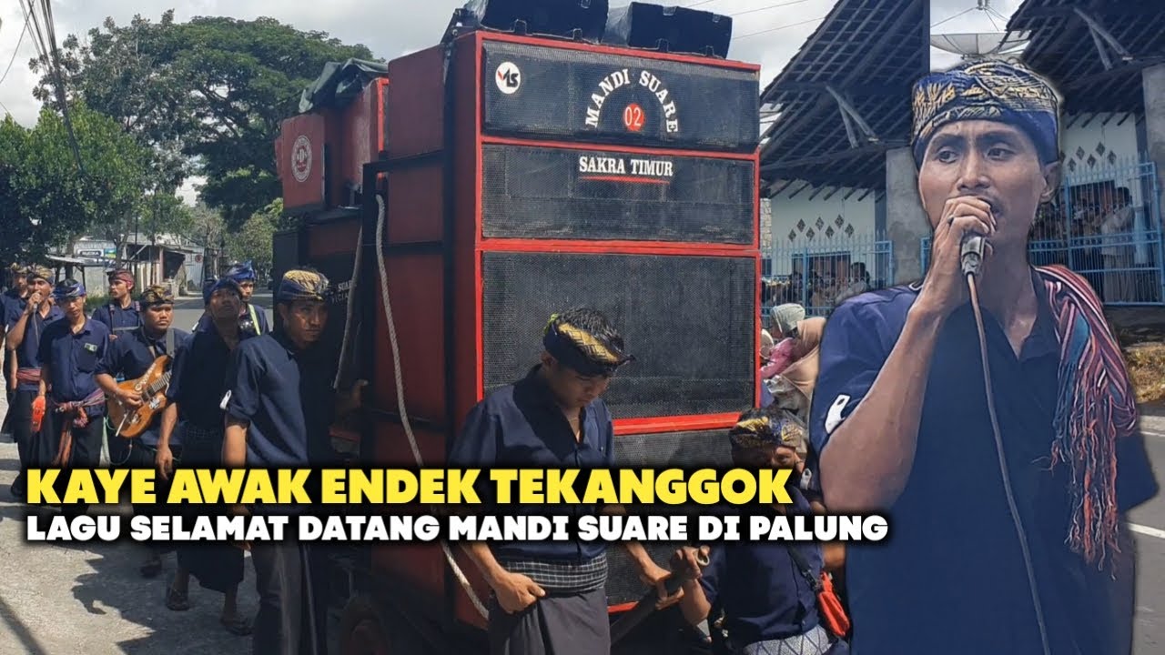 KAYE AWAK ENDEK TEKANGGOK _ SABRI MANDI SUARE LAGU SELAMAT DATANG DI PALUNG DAN SEMU DANE