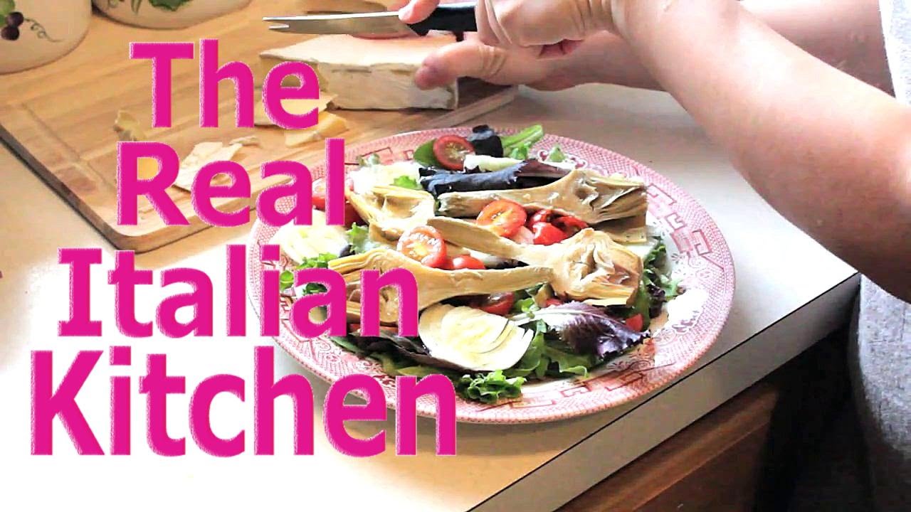 Fast Creative Salad: Brie, Marinated Artichoke, Fennel - Real Italian Kitchen