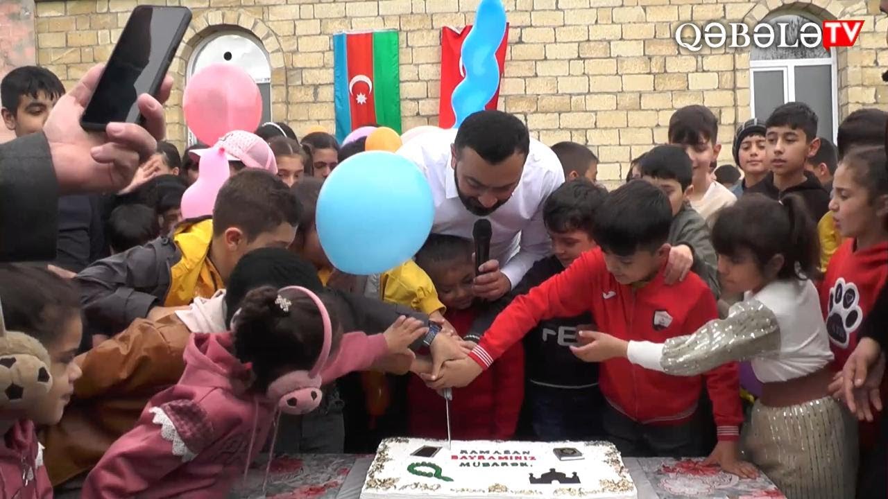 Qəbələ rayon Hacallı kənd məscidində Ramazan sevinci