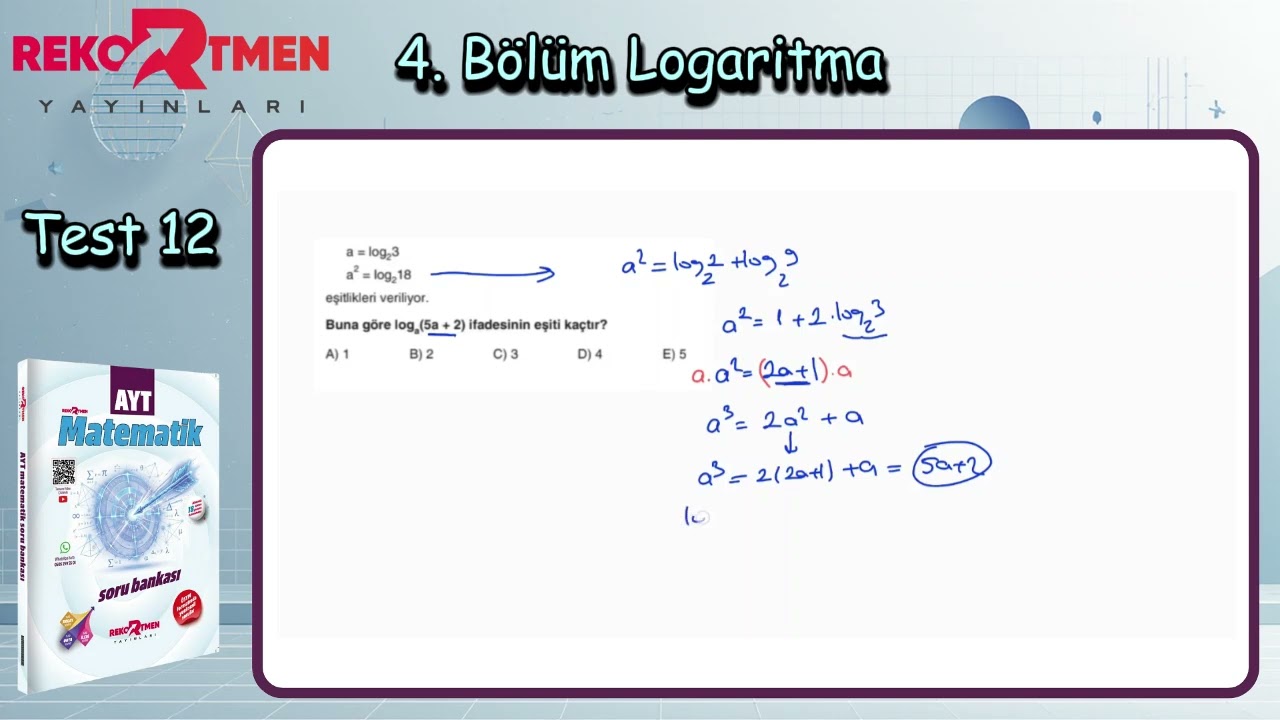 4. Bölüm Logaritma Test 12