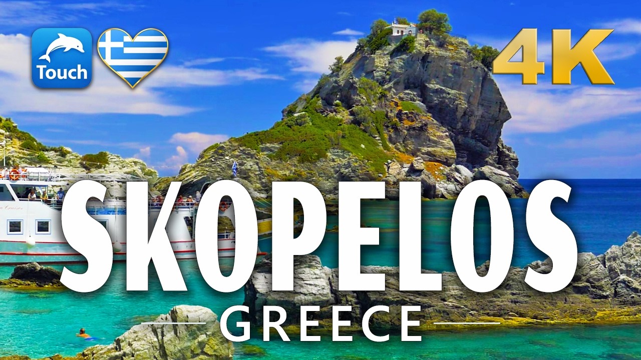 SKOPELOS (Σκόπελος), Greece 4K ► Top Places & Secret Beaches in Europe #touchgreece INEX