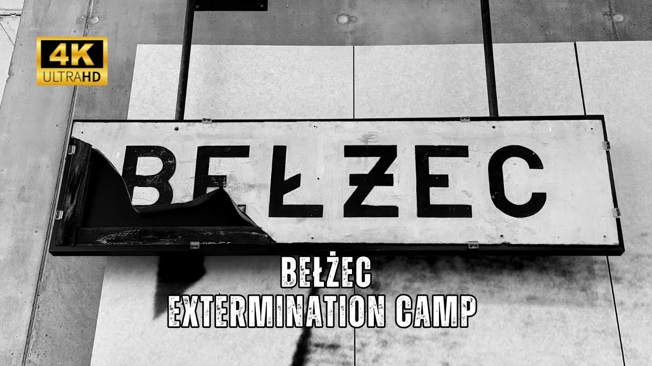 BEŁŻEC EXTERMINATION CAMP - An Emotional Winter Walk Around the Bełżec Museum & Memorial (4K)