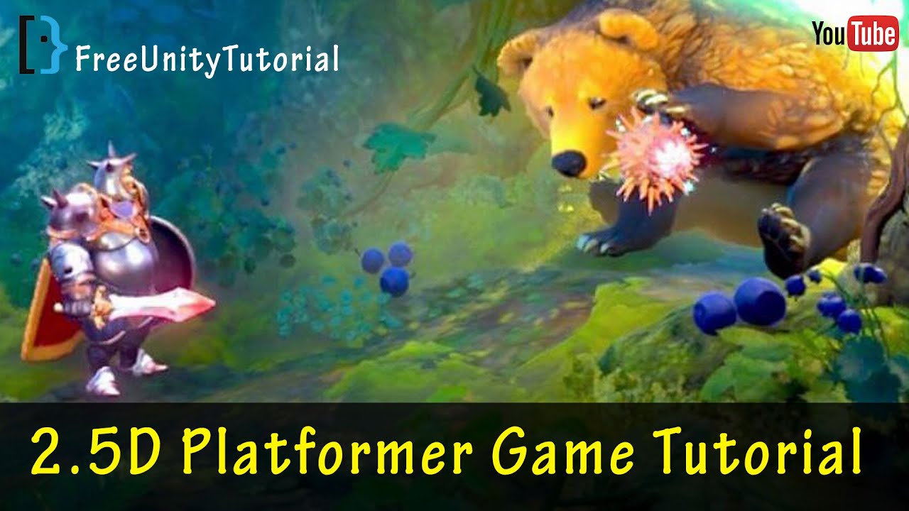 2.5D Character Controller: How to make 2.5d Platformer Game in Unity3d (part 1) within 32 minutes