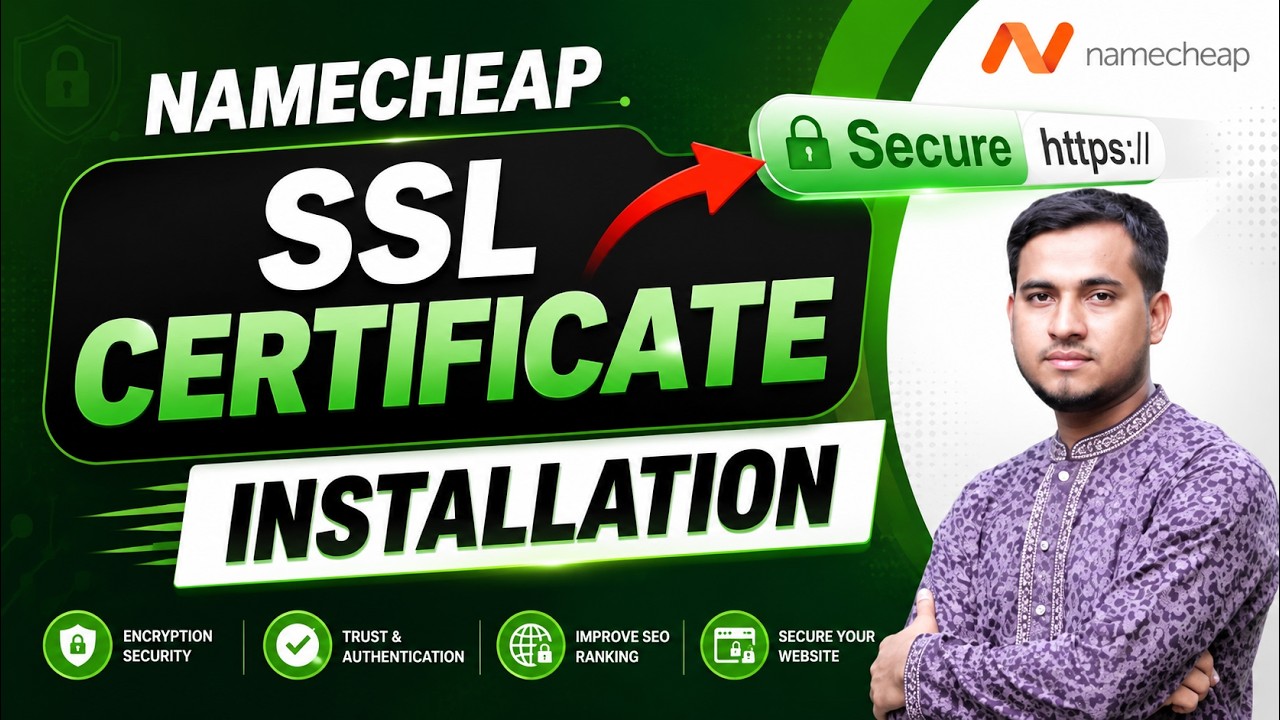Namecheap Free SSL Certificate ইন্সটল করবেন যেভাবে by @FreelancerMannan