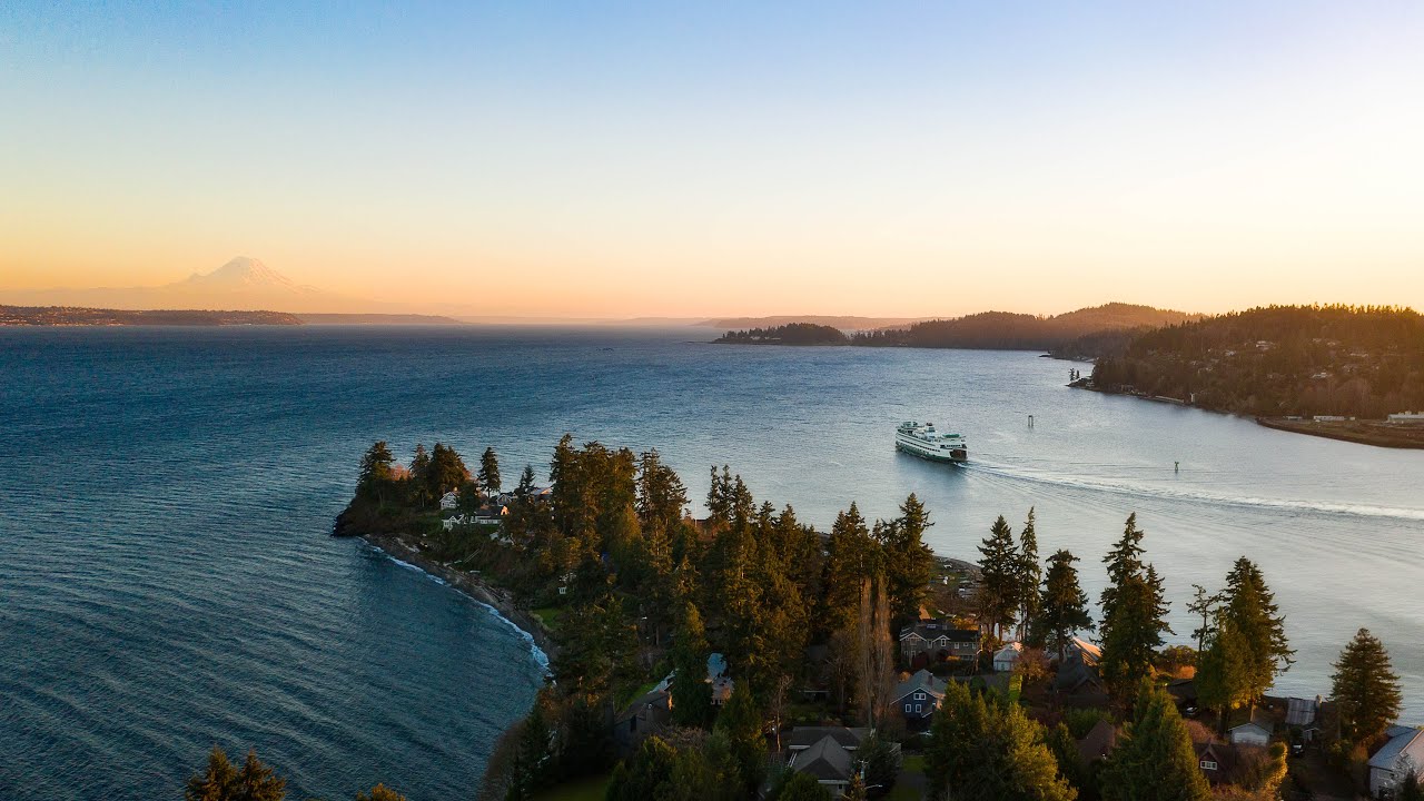 Bainbridge Island - 4k Cinematic Drone Tour