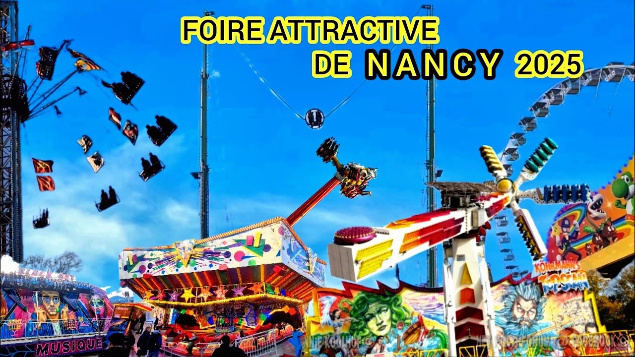 La fête foraine GÉANTE de NANCY 2025