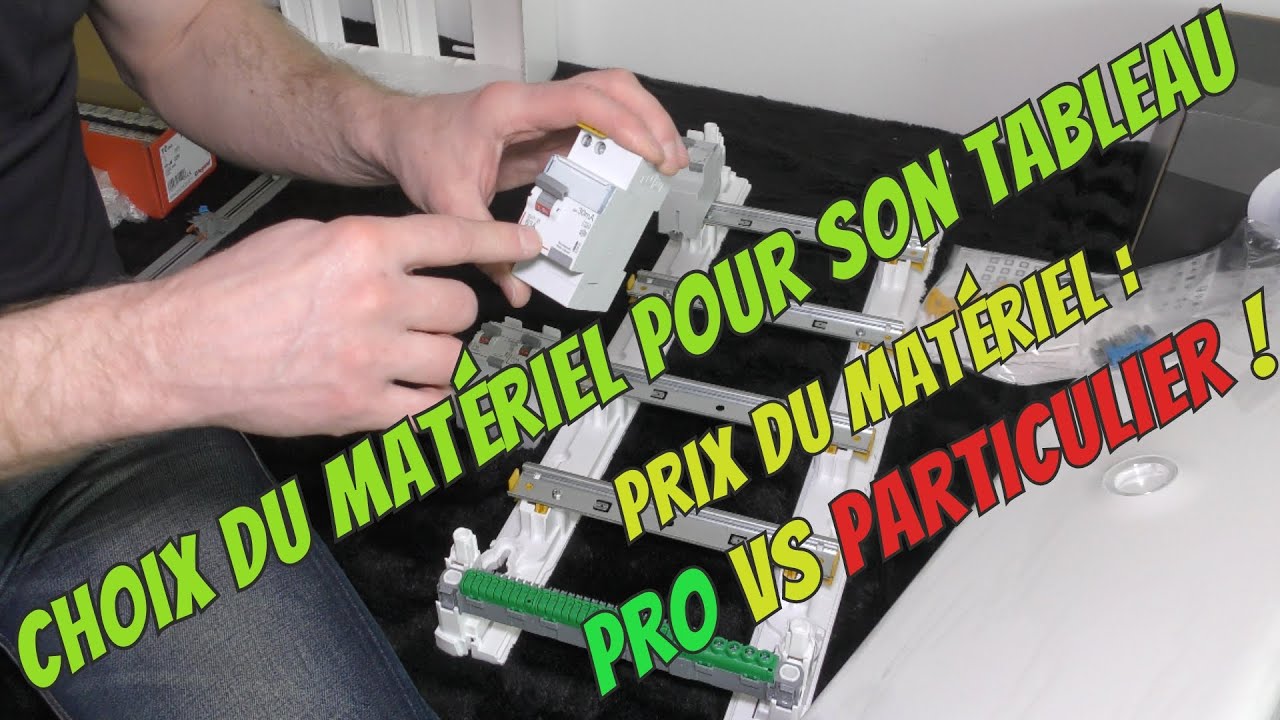 La sélection du matériel pour réaliser un tableau