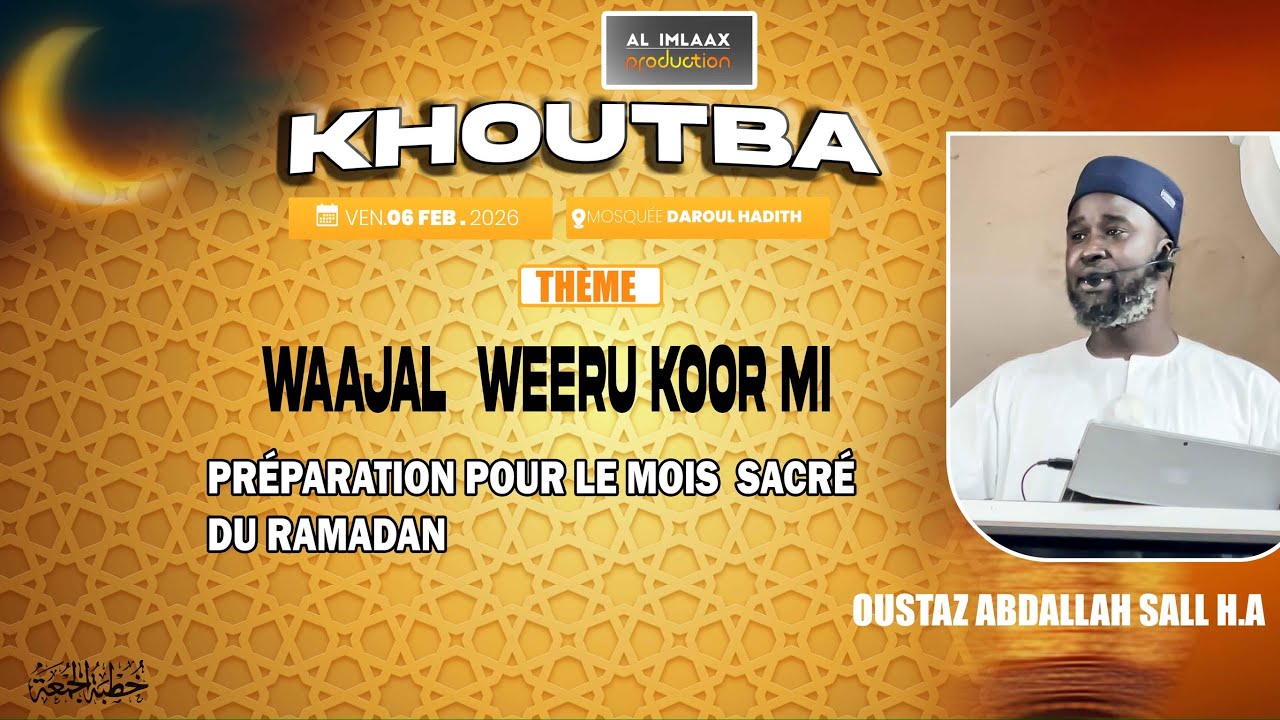 Khoutba : Préparation pour le mois sacré du Ramadan 