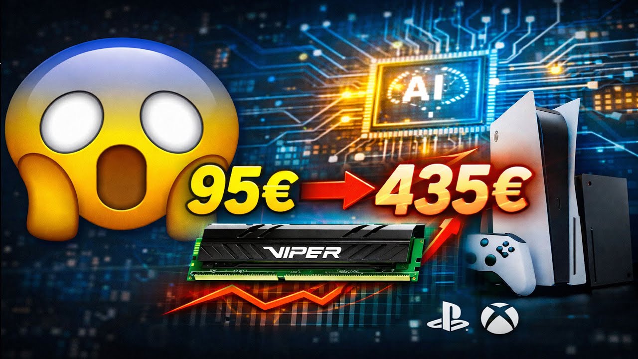 95€ vs. 435€: Der RAM-Schock! 😱 Warum PS5 & Xbox jetzt teurer werden