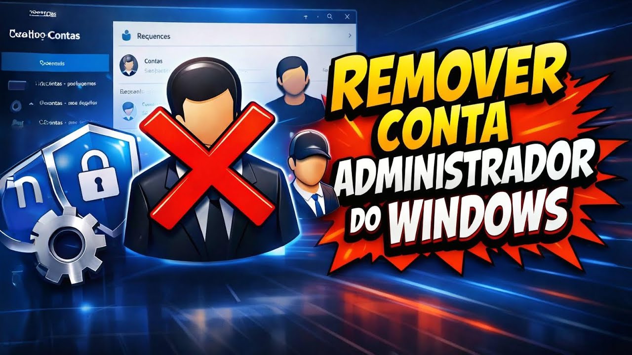 Como REMOVER e ATIVAR conta ADMINISTRADOR no Windows