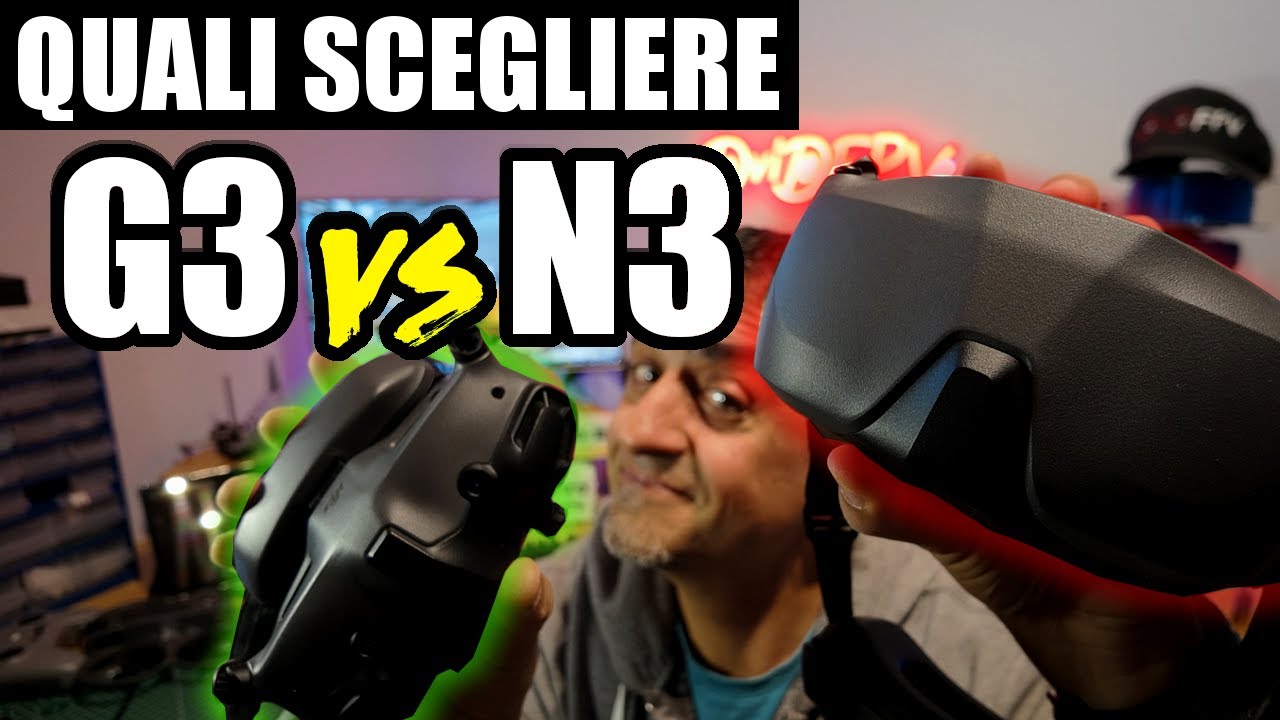 DJI GOGGLES N3 VS DJI GOGGLES 3 // CONFRONTO CON ANALISI ANTENNE E QUALITA' DEL SEGNALE VIDEO