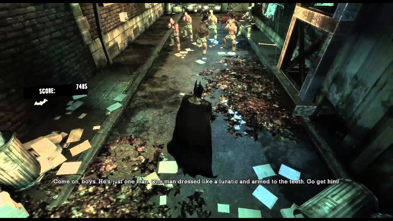 Batman Arkham Asylum - Crime Alley Challenge Map Guide