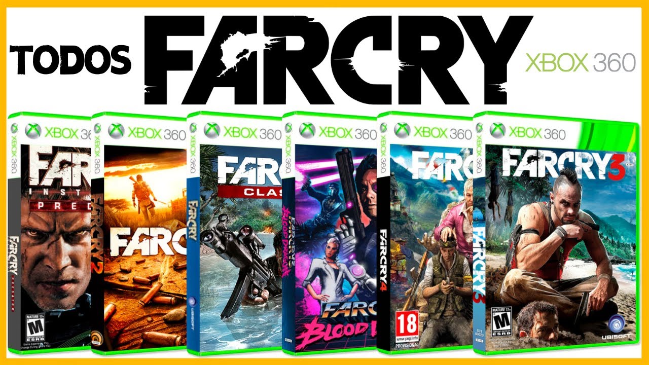 TODOS os FAR CRY LANÇADOS Para O XBOX 360 !!!