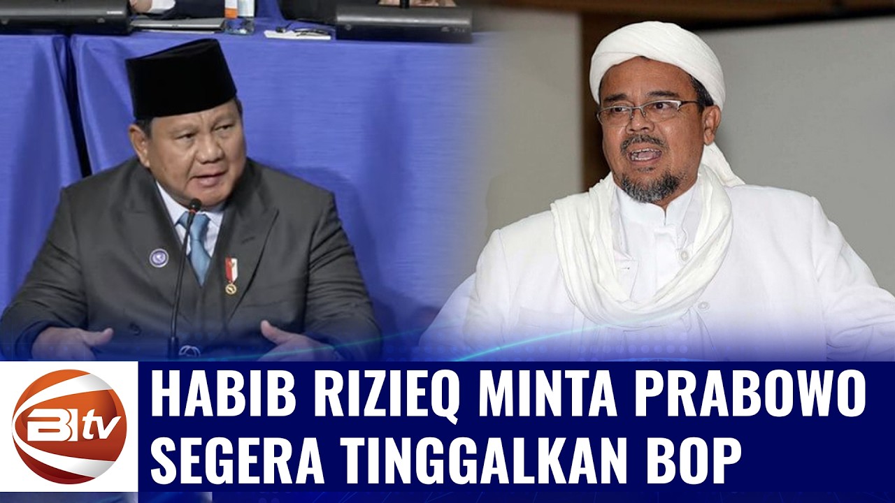 Sikap Tegas Ulama: Habib Rizieq Desak Pemerintah Tarik Diri dari Dewan Perdamaian Bentukan AS