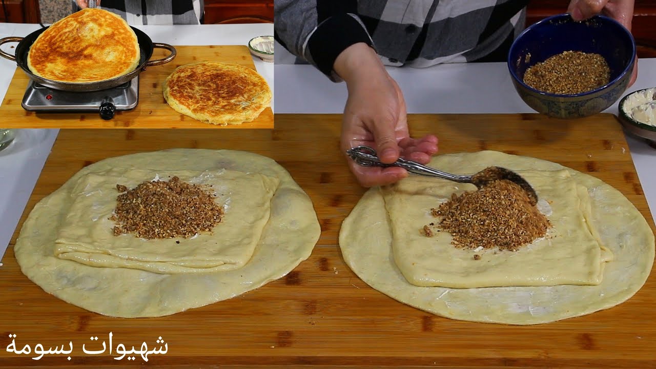 عليهم الطلب / حضريهوم لفطور العيد بطريقة جديدة ومذاق مختلف لي ذاقهوم يحماق عليهم بحشوة لذيذة وسهلة😋
