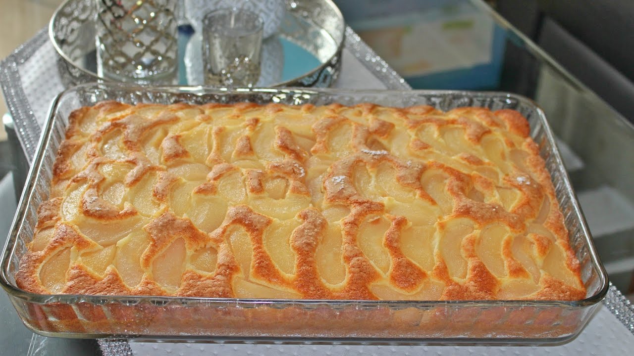 Muhteşem dokusuyla nefis armutlu kek