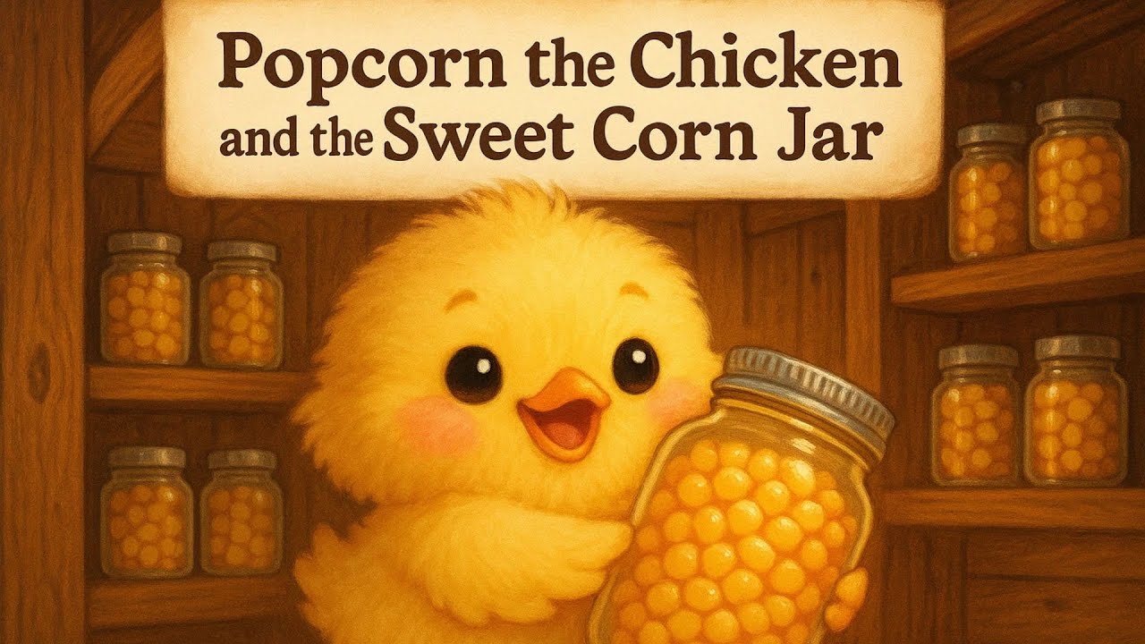Kids Story Read-Aloud: Popcorn's Corn Jar Lesson!!🍿🐤🌽 #WiddleKiddle #kidscartoons #storytime #funny