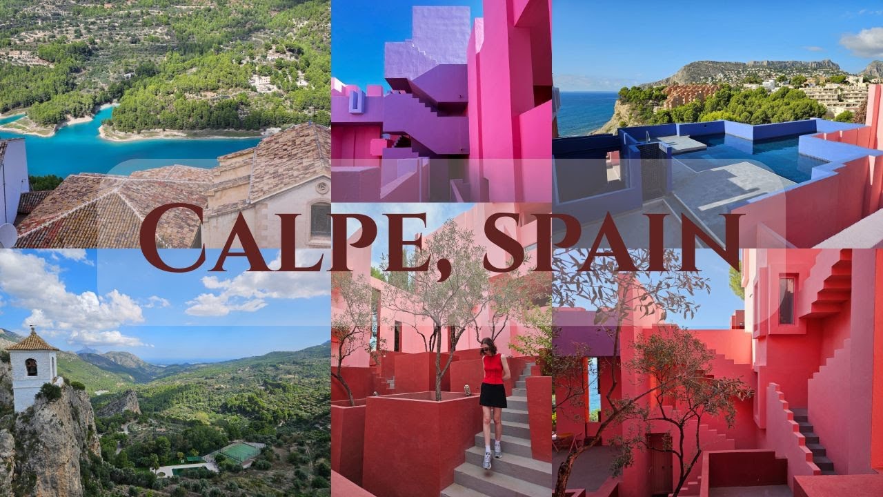 Calpe Spain | Ricardo Bofill's La Muralla Roja | Guadalest