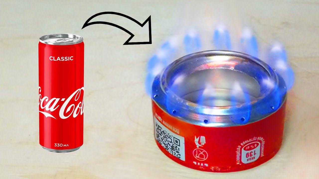 Спиртовая горелка из банки Coca-Cola