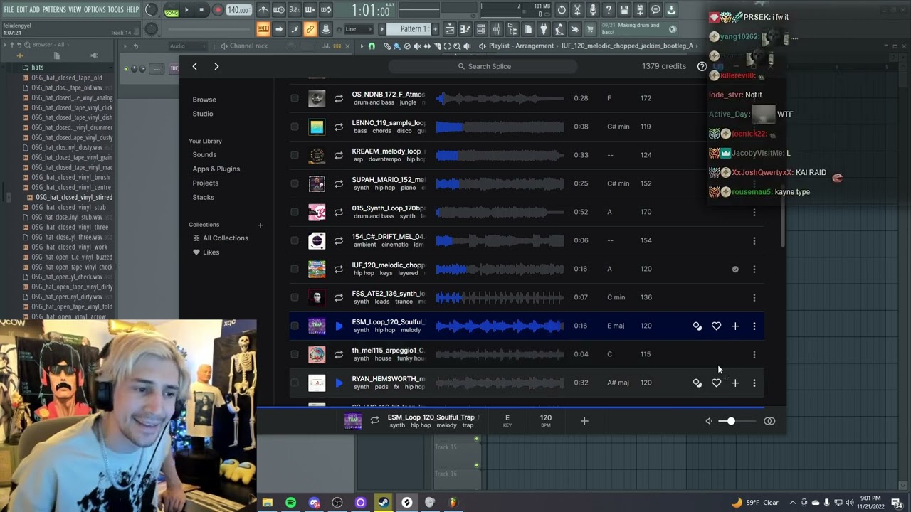 xQc совершает свое эпическое возвращение в FL Studio при участии Poke
