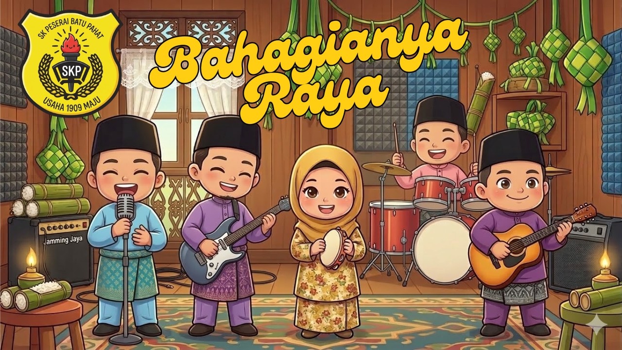 BAHAGIANYA RAYA | LAGU RAYA SK PESERAI 2026 |  OFFICIAL MUSIC VIDEO