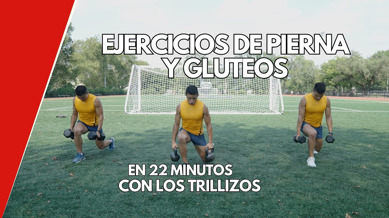 Ejercicios para pierna y gluteos. Entrenamiento rapido.