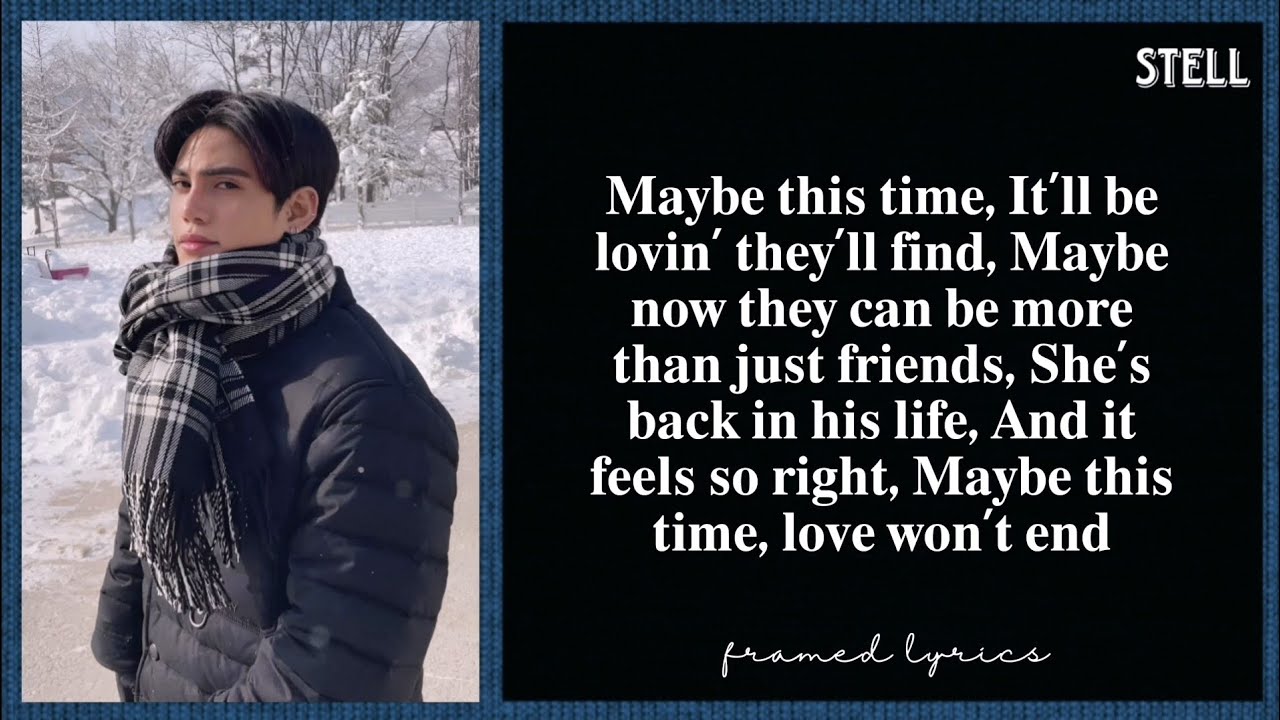 Stell (SB19) - Maybe This Time Cover Lyrics (Framed)