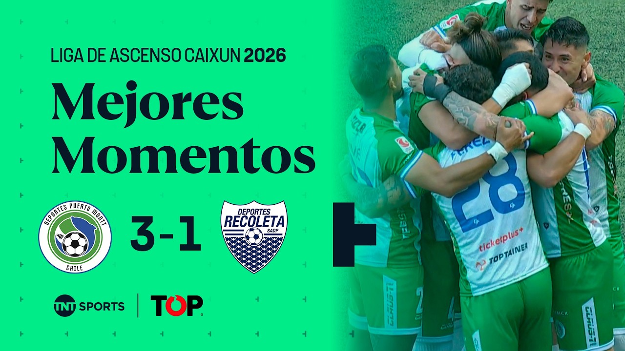 Compacto TOP | 🟢⚪ Dep. Puerto Montt 3 - 1 🔵⚪ Dep. Recoleta | Liga de Ascenso Caixun 2026 - Fecha 3