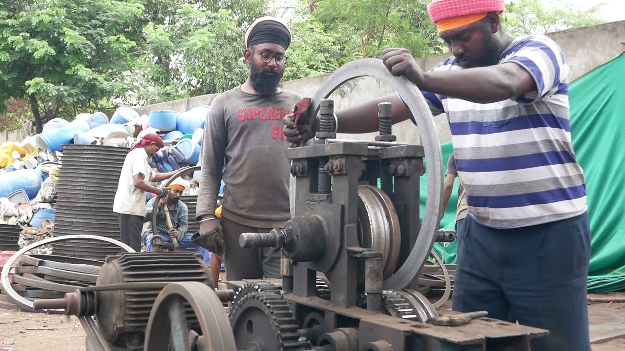 Tractor IRON Half Cage Wheels Making | Tractor Cage Wheels Making
