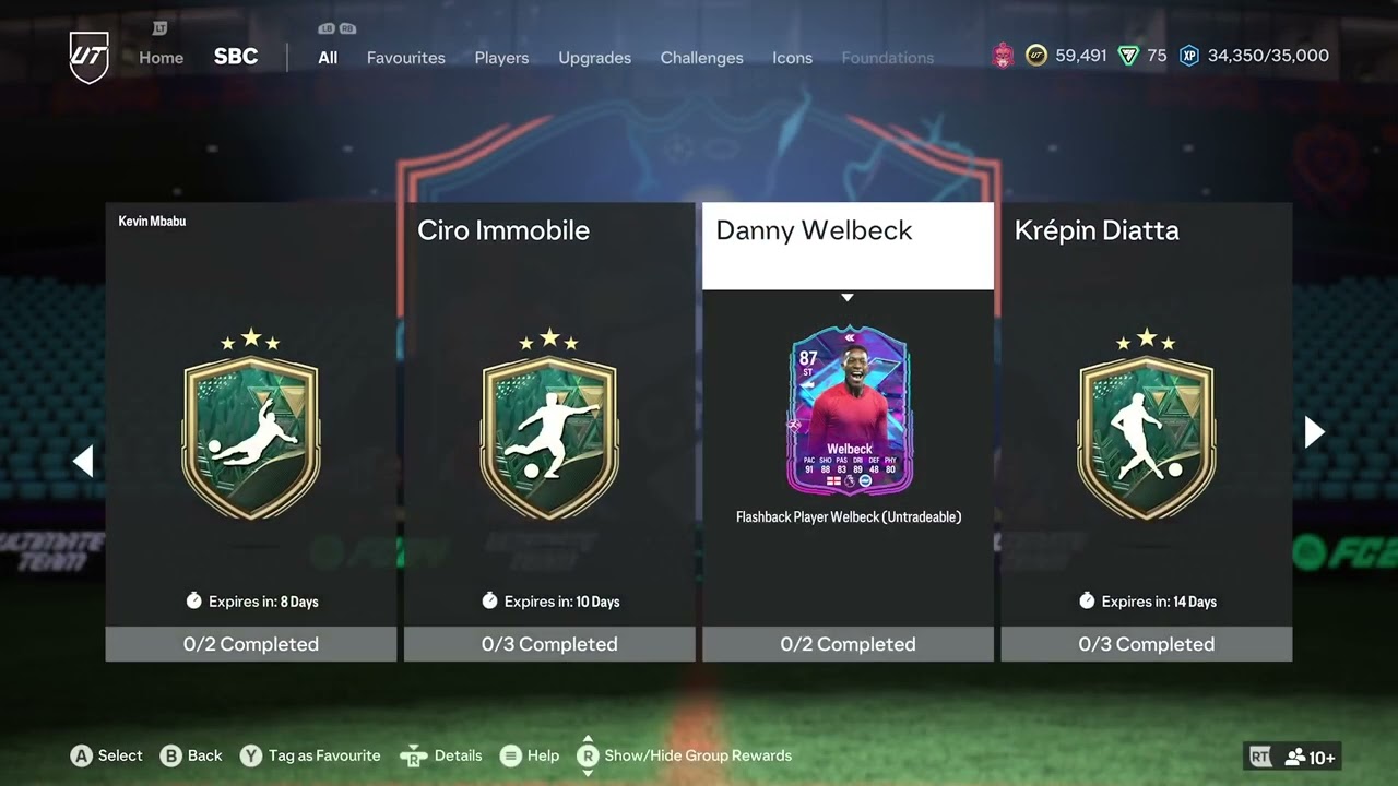 87 Danny Welbeck Flashback SBC FC24
