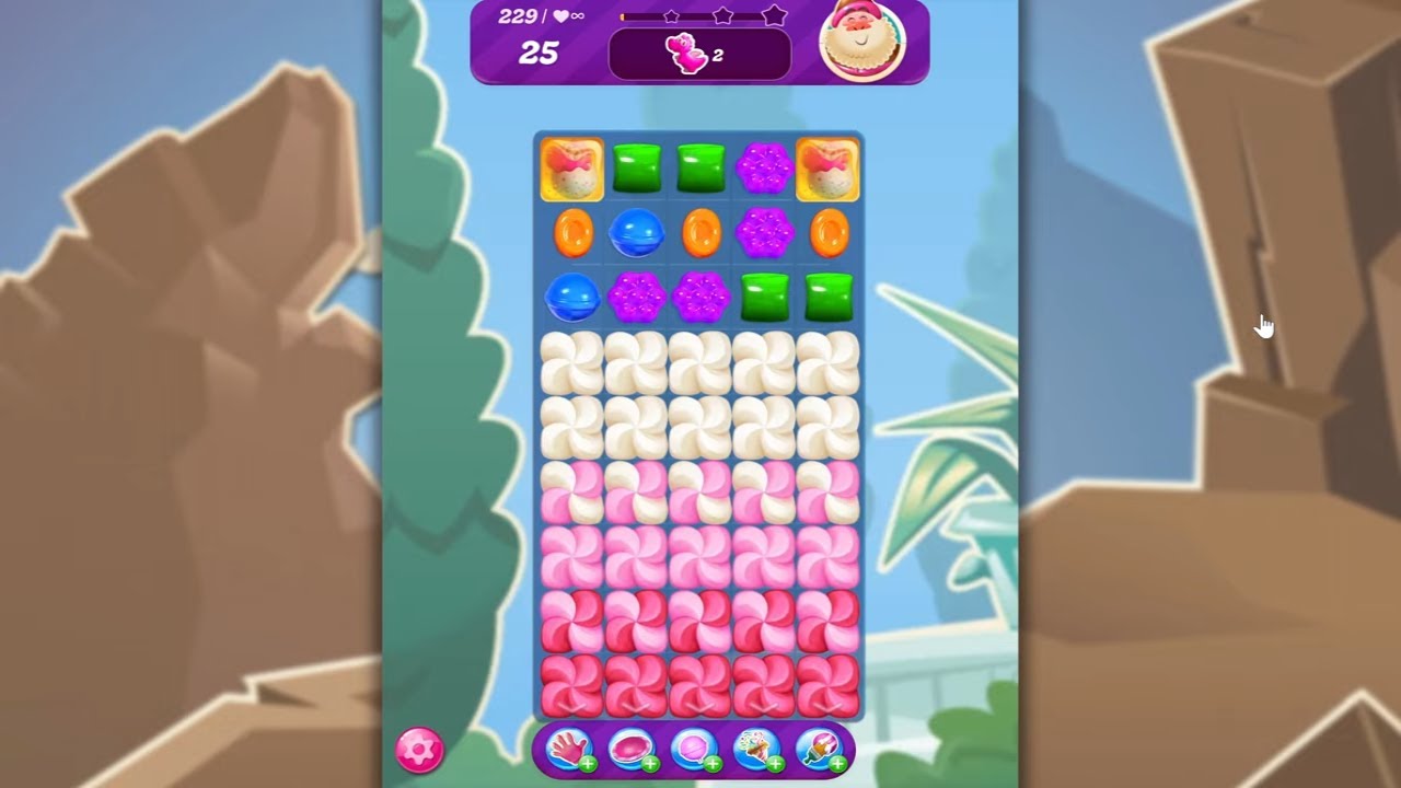 Candy Crush Saga LEVEL 229 NO BOOSTERS (new version)🐟☑️