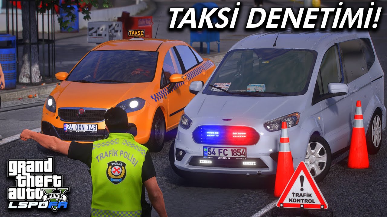 TİCARİ SAĞA ÇEK ! - ŞOK YEDİM ! - GTA 5 SİVİL TRAFİK POLİSİ MODU - LSPDFR