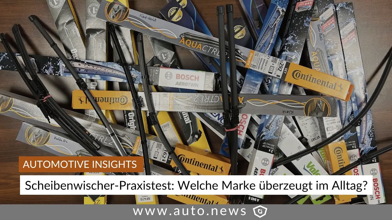 Der große Scheibenwischertest – Welche Marke überzeugt im Alltag?