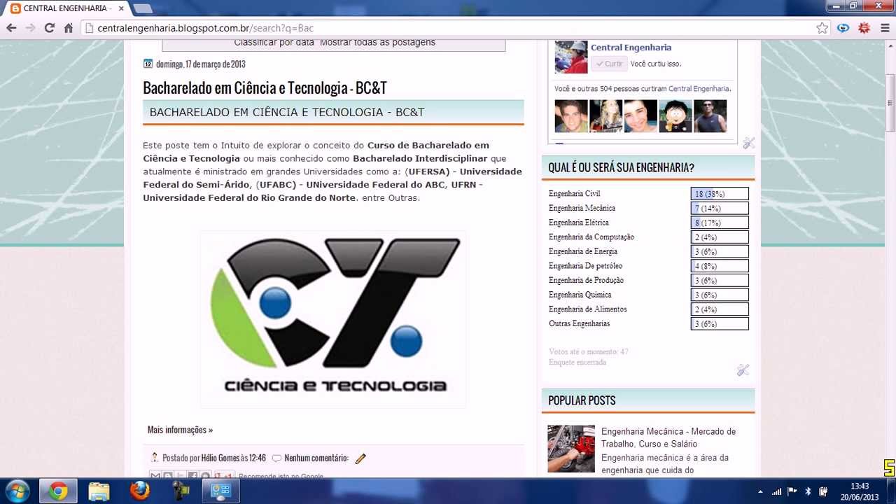 Bacharelados Interdisciplinares (Bacharelado em Ciência e Tecnologia)