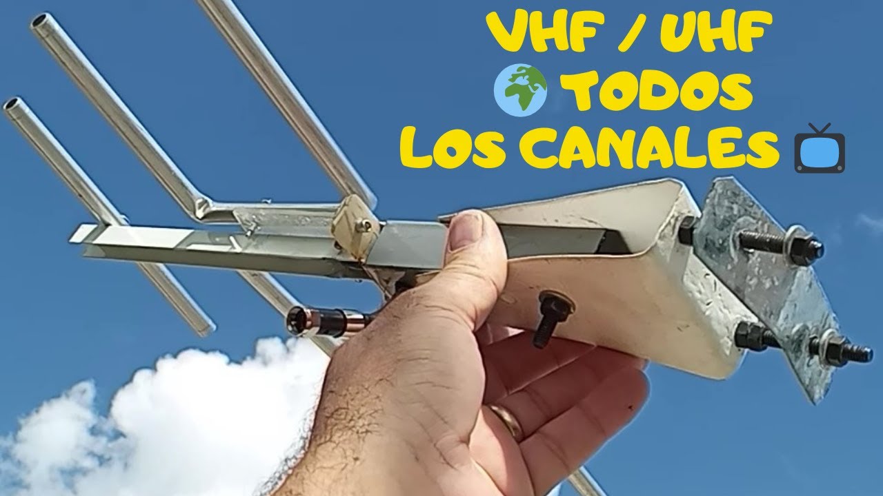 NO ESPERES: CON ESTA MARAVILLOSA ANTENA VHF-UHF:  PODRÁS VER TODOS LOS CANALES EN UN SOLO TELEVISOR