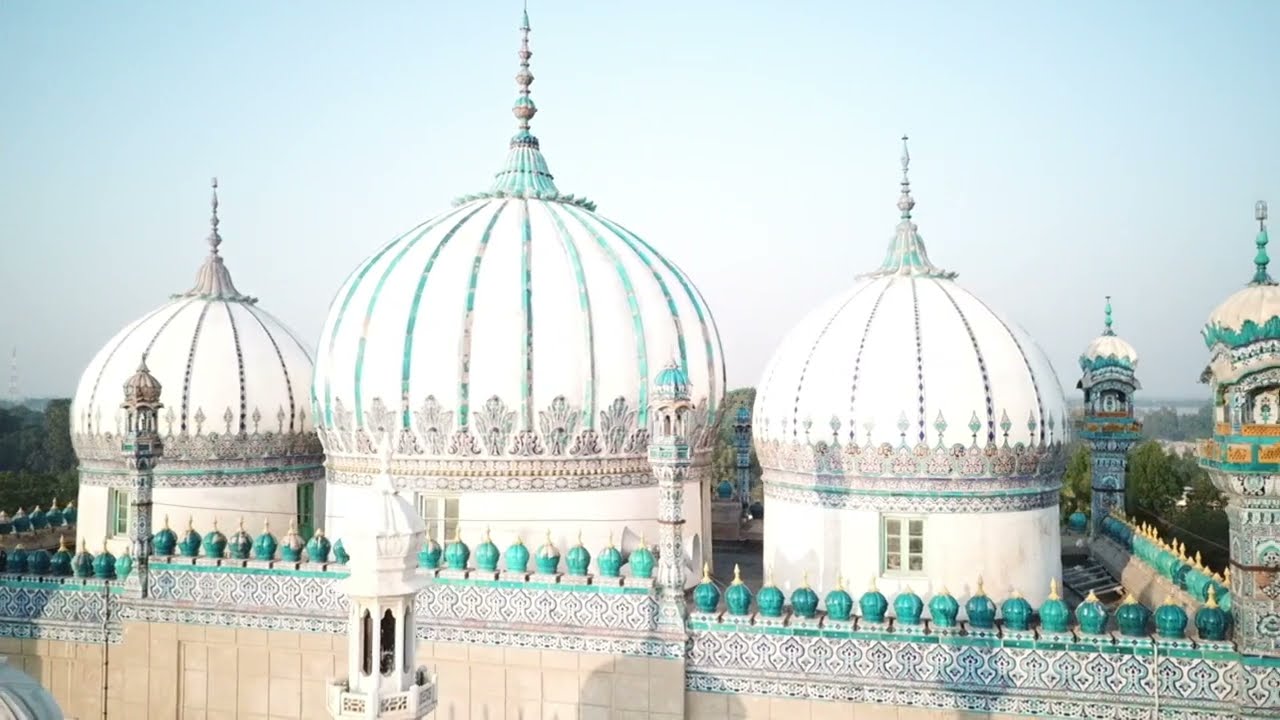 Non Copyrighted Drone Shots of Bhong Masjid ||Sadiqabad || Sindh Punjab Border ||Nazish Aiyaz