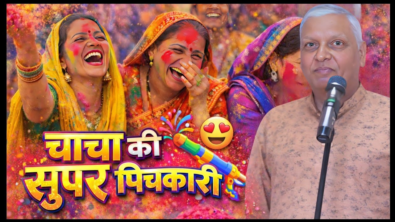 Hasya Kavi Sammelan | बुढ़ऊ चाचा की सुपर पिचकारी सबको डालेंगे बारी-बारी हंसी का तूफान | Comedy 