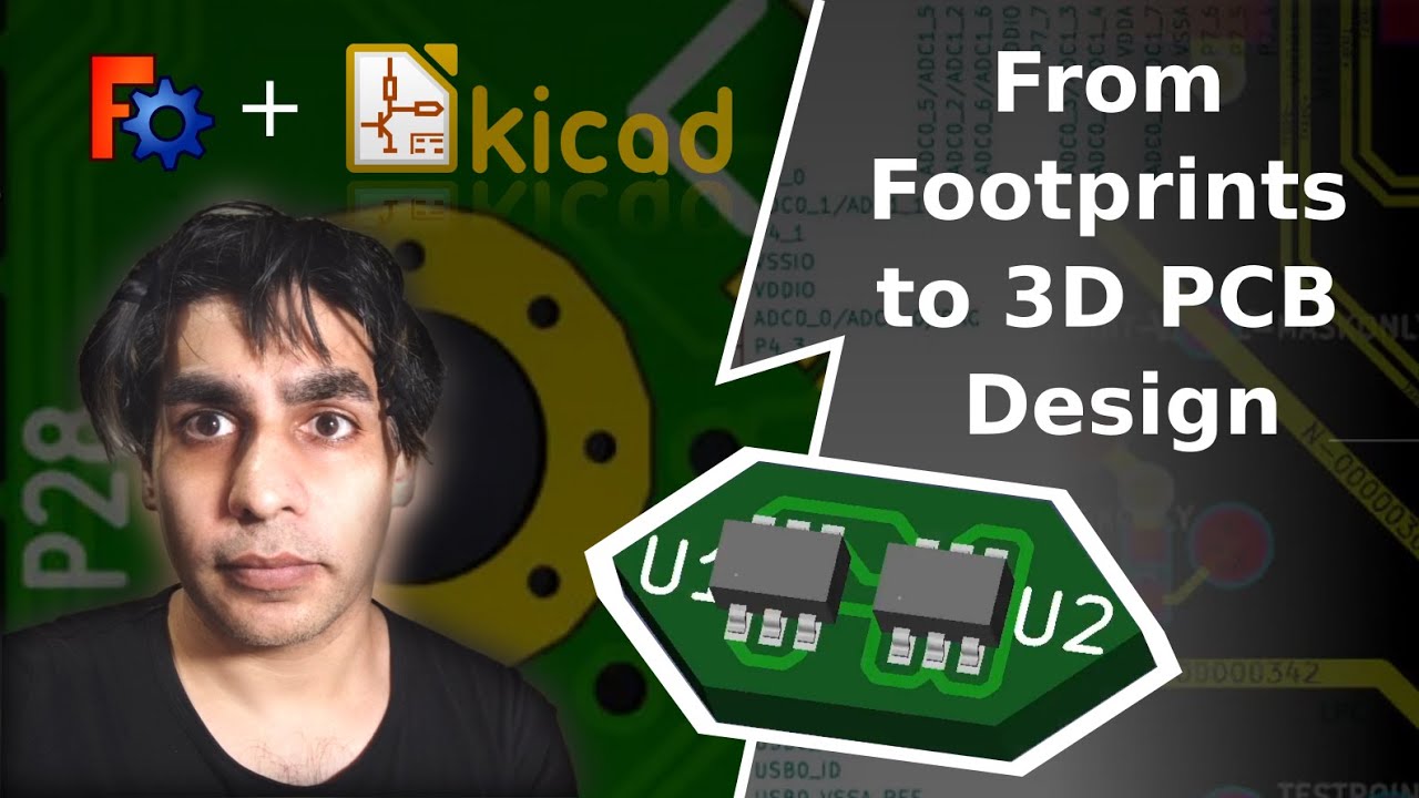 Creating Footprints and 3D models of your PCB with FreeCAD & KiCAD (Opensource)