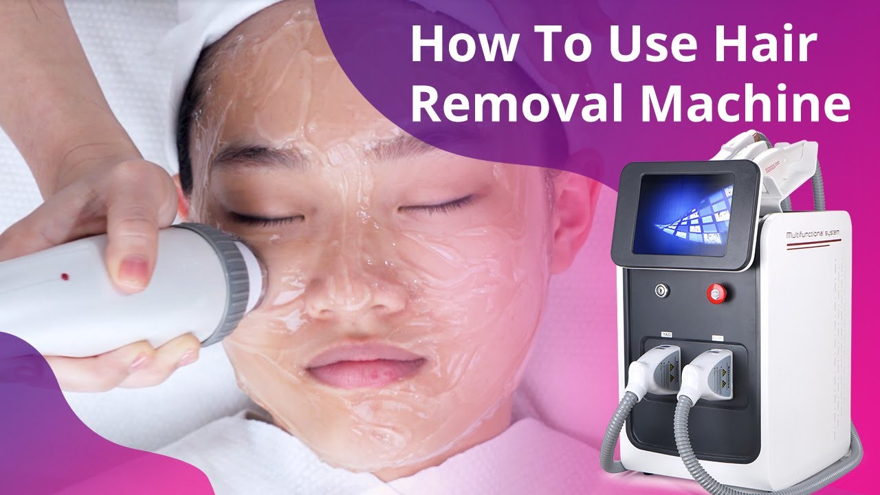 How To Use 3 In 1 SHR Elight IPL Permanent Hair Removal Machine