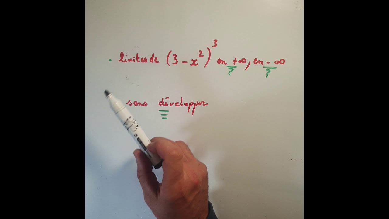 Limites d'une fonction composée - Maths terminale.