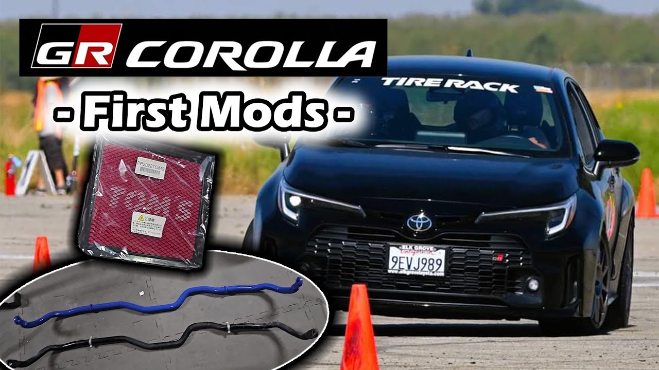GR Corolla Rear Sway Bar Install & Intake Filter Swap