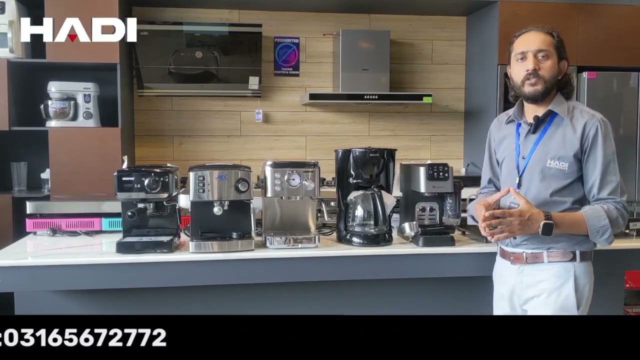 Coffee Makers Complete Range | Automatic Coffee Machine 2024 | Available at Hadi Electronics Multan