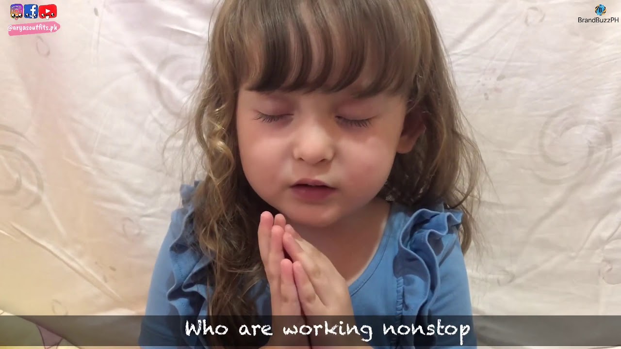 Pandemic 2019; A 3 year old Little Girl Praying