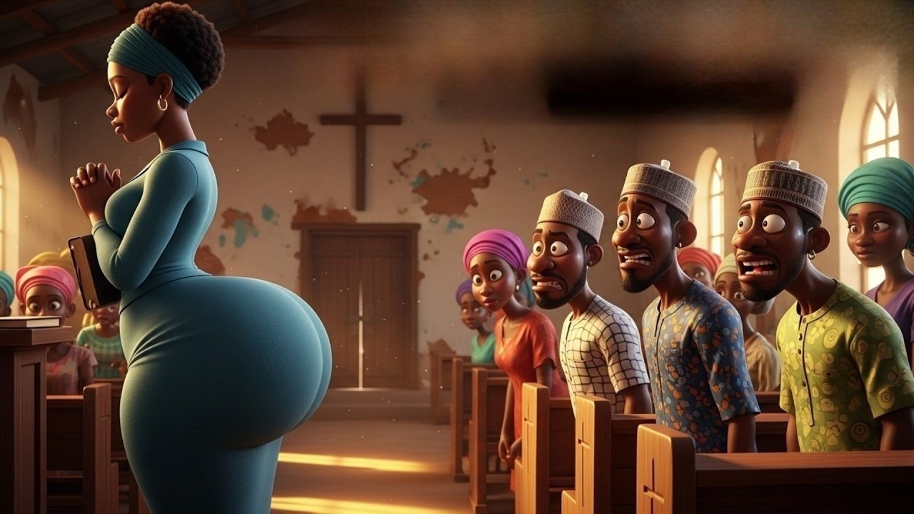 TOUS LES HOMMES DU VILLAGE SONT VENUS À L'ÉGLISE POUR VOIR SES FESSES