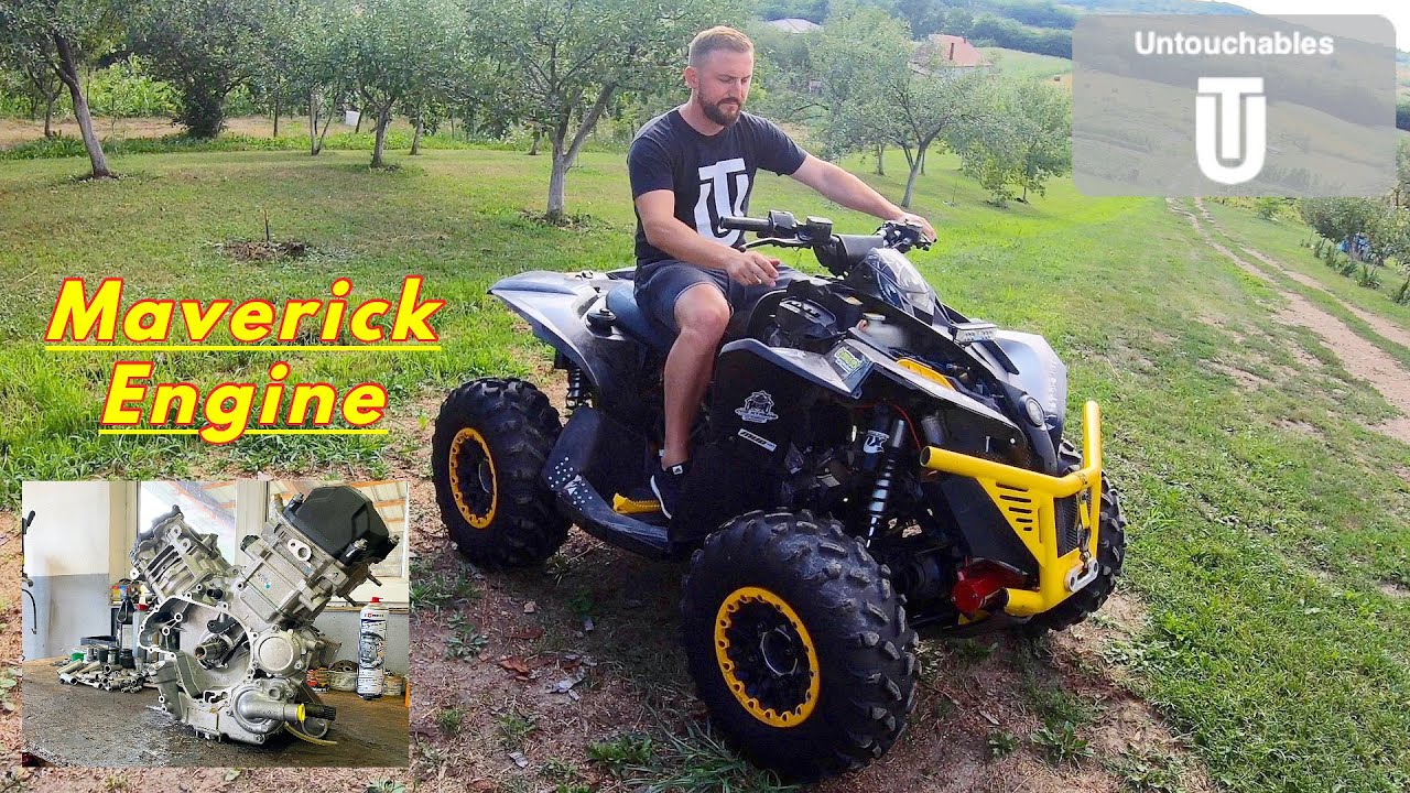 ❗️Совершенно новый❗️🎉 Установка нового двигателя Maverick 1000 в мой Can Am Renegade XXC 1000 😱⛔️